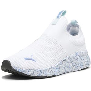 PUMA Softride Pro Echo Slip-on sneakers voor dames, wit-blauwe hemel, 36 EU, Puma Wit Blauwe Hemel, 36 EU