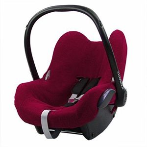 BambiniWelt by Rafael K. Zomerhoes hoes van badstof compatibel met Maxi Cosi CabrioFix (bordeaux)