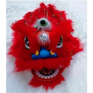 Leeuwendans mascotte kostuum leeuwendans hoofd en broek Chinees Nieuwjaar leeuwendans voor vakantie buitenfeest