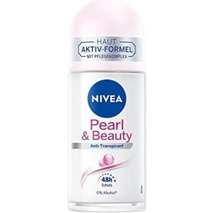 Nivea Pure Pearl & Beauty Deo Roll On, 48 Uur Beschermings Deodorant voor Dames, 50 ml