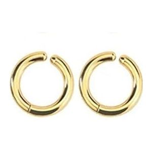 1 paar 316L roestvrijstalen magnetische oorbellen voor mannen en vrouwen Clip-on niet-piercing Cool Earrings Set