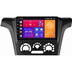 Dubbele DIN Android 14 Autoradio - Mitsubishi Outlander 1 2002-2008 - 9 Inch QLED Touch Screen - Draadloze Carplay - Android Auto - GPS Navigatie - 4G WiFi