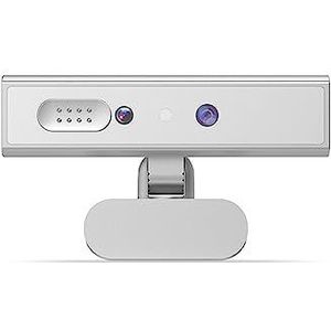 Webcams, Webcam Gezichtsherkenning Webcam Full HD 1080P 30FPS Universeel Compatibel for Conferenties, Live Streaming, Opname(Silver)