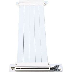 Grafische Kaart Verlengkabel, 7,9 Inch Lange Schuine PCIE 4.0 X16 Verlengkabel voor Weergave (Wit)