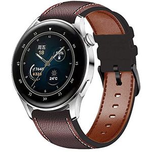 KingFan Quick Release Leather Watch Band 22mm Leather Watch Strap for Amazfit GTR 3 smart watch