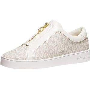 Michael Kors Dames Keaton Zip Slip on Sneaker Lace Up, Vanille, 35 EU