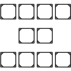 CRAKES 10 120Mm Anti-Vibratie Silicium Fan Pakking Ruisonderdrukkende Pakking Pad Voor PC Computer Case Fan