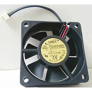 Original ADDA AD0612LS-C70GL 6020 6CM 12V 0.08A Quiet oily cooling fan
