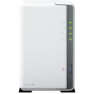 DS223j - 2-Bay Diskstation NAS - 4TB - Realtek RTD1619B 4-Core 1.7 GHz 1GB DDR4 Ram