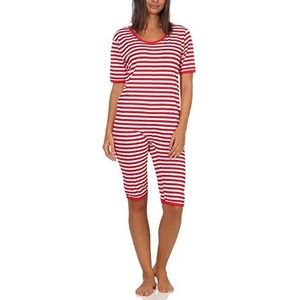 Normann 64282 Carnavalskostuum, uniseks, eendelig carnavalskostuum, voor heren of dames, rood/wit, L