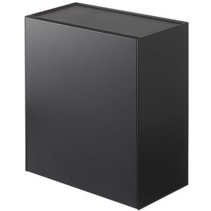 YAMAZAKI - Home Tower - Prullenbak - Zwart - Wandgemonteerd met Lade
