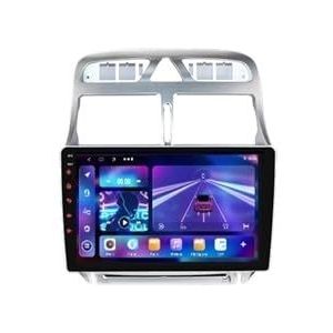 Autoradio Multimedia Compatibel met Peugeot 307 SW 307CC 307SW 2002-2013 Videospeler Android 12(R1 1G 32G MIC)