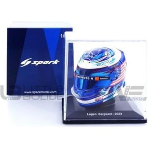 F1 Williams Racing Team - Logan Sargent 2023 - Replica Mini Helm 1/5 Schaal - Officiële Merchandise - Bell Helmen van Spark Models