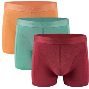 HUNTER&HAWKS Men's 3 pack Bamboo Boxers, S-6XL, Soft Antibacterial and Breathable Underwear, Mens Cool Dry Boxer Shorts, Anti Chafing Trunks, Multi-Colour Pack