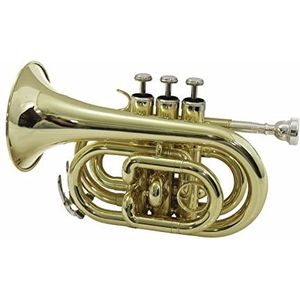 DIMAVERY TP-300 Bb Pocket Trumpet, gold