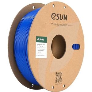 eSUN PLA+ Filament 1.75mm, PLA+HS Hoge Snelheid 3D Printer Filament Dimensionale nauwkeurigheid +/- 0.03mm, 1KG Spool (2.2 LBS) Speedy PLA+ Filament voor Hoge Snelheid Printers (Blauw, 1.75)