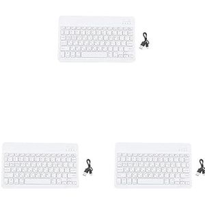 Tityvirnix 3 set Compact Oplaadbare Koreaanse Vervangt voor iOS TV Smartphone Hoog Wit