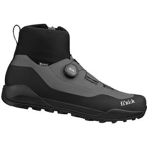 Fizik Unisex Terra Nanuq GTX Clip Off-Road Fietsen Laarzen, Zwart/Grijs, 11 UK, Zwart Grijs, 44 EU