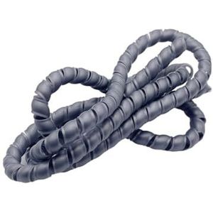 Kabelmanagementhuls, Spiraal PP kabelorganizerhoes Multicolor ID 14-22mm 5m(Grijs,ID 18mm 5 Meters)