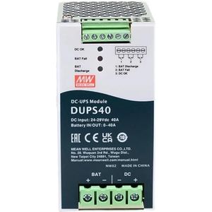 DUPS40 schakelende voeding 24 V 20A DC ononderbroken gids DC UPS module voeding Schakelende voeding