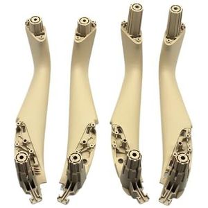 Auto binnen deurklink Voor BMW 5 Serie G30 G31 F90 2017-2021 51417438521 Auto Voor Achter Links Rechts Deurgreep Binnenbekleding(Beige 4PCS Set)