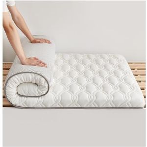 Natural Latex Mattress,Memory Foam Mattress,Full Size Mattress,Breathable and Soft Mattress,with Skin-Friendly and Breathable Fabric,Standard Size,(White,180 * 200 * 9cm/70.8 * 78.7 * 3.5in)
