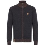 INDICODE JEANS Gebreid vest 'Andy'  navy / pueblo