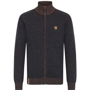 INDICODE JEANS Gebreid vest 'Andy'  navy / pueblo