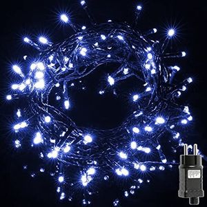 btfarm 8 m, 80 led-lichtketting voor binnen, met stekker, lichtketting