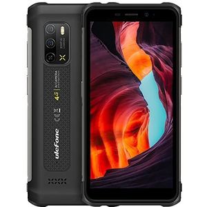 Ulefone Armor X10 Pro Outdoor smartphone zonder abonnement, 20 MP-onderwatercamera, Helio P22 4 GB + 64 GB, 5,45 inch, IP68 waterdichte mobiele telefoon, Android 11, 5180 mAh accu, 3 kaartsleuven, gezichtsontgrendeling, NFC, zwart