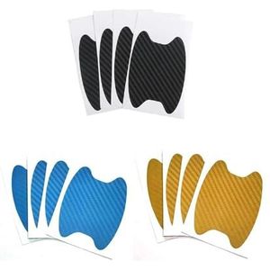 Autodeursticker Handvat Anti-krasbestendige Hoes Koolstofvezel Bescherm Auto's Film Styling Exterieur Autoaccessoires(Mixing-12pcs 1)
