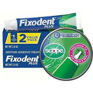 Fixodent - Food Seal Plus Scope Flavor - Kleefcrème - 50 g