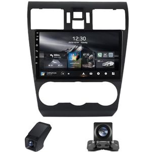 Autoradio geldt voor Subaru Forester 4 SJ 2012-2015 9 inch Touchscreen met Wireless Carplay Android Auto,GPS-navigatie 2DIN Radio Android Bluetooth WiFi FM-radio/Achteruitrijcamera(B,X2)