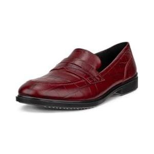 ECCO Women's Dress Classic 15 Penny Loafer, Brick Croco, 11-11.5