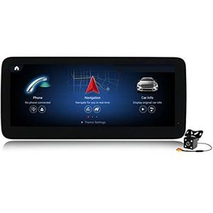 Android 14 Autoradioradio voor M-ercedes B-enz A CLA GLA Klasse W176 X156 AMG 2014-2018 GPS-navigatie 10,25 inch touchscreen MP5-video-ontvanger met WiFi 4G DSP Carplay,N8 PRO MAX