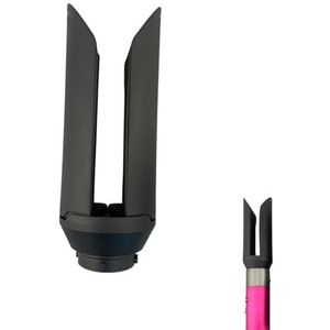 Magnetische stijltang bevestiging voor Dy-Son Airwrap HS01 HS05 HS08 Krultang, haarstyling, rechte mondstuk, accessoires voor steil, glad haar (zwart)