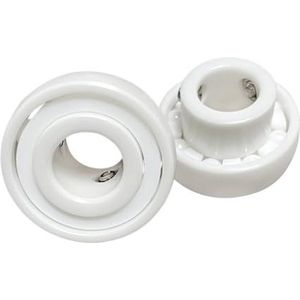 1 stuks externe sferische lagers UC203 UC204 UC205 UC206 UC207 UC208 UC209 UC210 zirkonia volledig keramische lagers (UC203 (binnendiameter 17 mm))