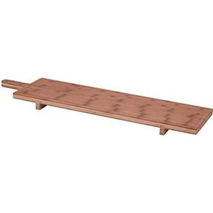 Spetebo XXL houten serveerplank massief - 100x26 cm - kaasplank tapas plank serveerplaat