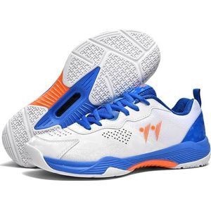 Hiuzylqx Lichtgewicht badmintonschoenen voor heren en dames, indoor courtschoenen voor buiten en binnen volleybal en tafeltennis,A,37 EU