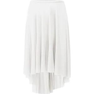 Volwassen Ballet Rok Vrouwen Mesh Dance Tulle Kleding Chiffon Rokken Voor Vrouwen, Wit, Eén maat