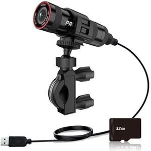 Actiecamera 2K HD Actie Camera Outdoor Fiets Motorhelm Camera Sport DV Videorecorder DVR Dash Cam for Auto Fiets (Color : Camera Add 128G, Size : HD)