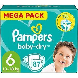 Pampers BABY-DRY maat 6 87 luiers (13-18 kg)