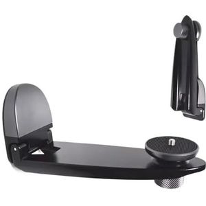 Projectorbeugel Metalen projectorbeugel Wandmontage Nachtkastje Wandbeugel Kleine projector Universele beugel voor thuis- en kantoorprojectoren(Black)