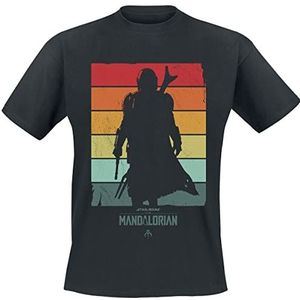 Star Wars The Mandalorian - Spectrum T-shirt zwart L 100% katoen Fan merch, Film