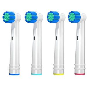 REDTRON tandenborstelkoppen compatibel met Oral B elektrische tandenborstels, Sensitive Clean Vervanging borstelhoofden Fit Professional Care Vitality Pro Smart Genius Series, 4 stuks