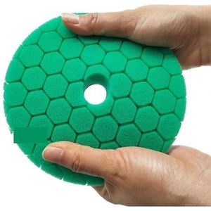 3/5/6 inch polijstschijf voor het polijsten van auto's, zelfklevende polijstpads voor polijsten en waxen (oranje x 5 stuks, 7,5 cm bak)