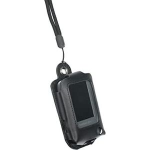 draagtas voor Freestyle glucosemeter, met kijkvenster, koord en openingen voor lancetten en laadaansluiting, kindvriendelijke bediening