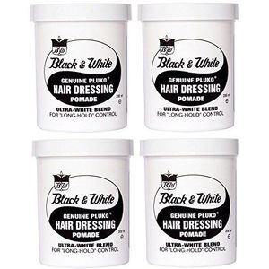 Zwart & Wit Echt Pluko Haar Dressing Pomade 200ml x4