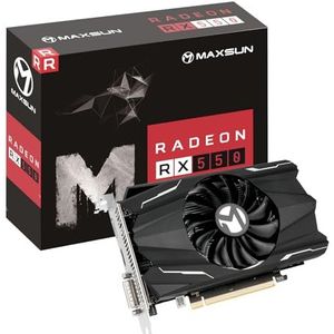 AMD - Radeon RX 550 - Videokaart - Zilver - 4GB GDDR5