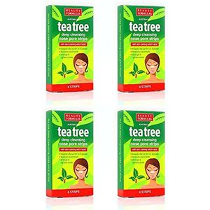 24x Australische Tea Tree & Witch Hazel Neusstrips | Verwijdert mee-eters, ontstopt en verstevigt poriën